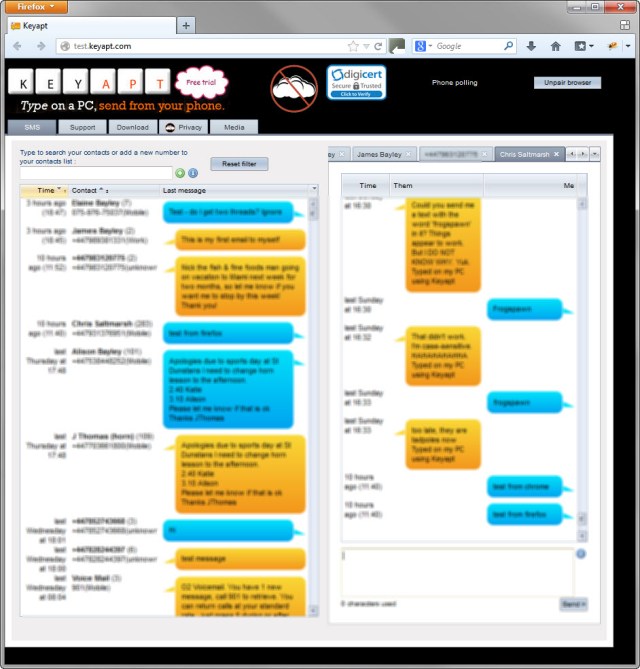 4 paired web browser
